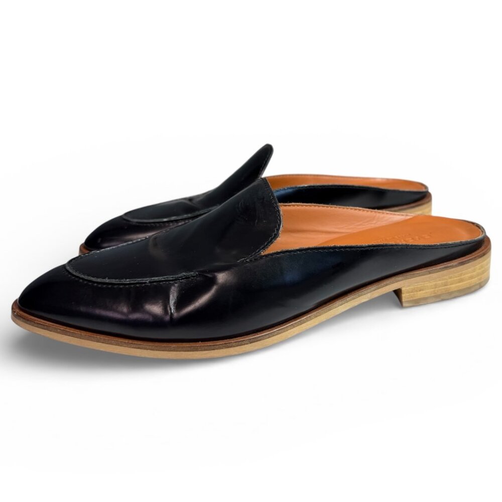 Everlane The Modern Loafer Mule in Black Leather Made in Italy $155 Size 9.5 M - Picture 3 of 8
